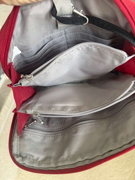 Baggallini Raspberry Red Travel Cosmetic Pouch - Picture 5 of 8